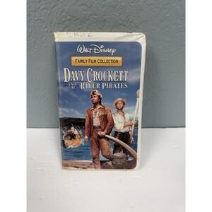 Walt Disney Family Film Collection "Davy Crockett and the River Pirates" VHS
